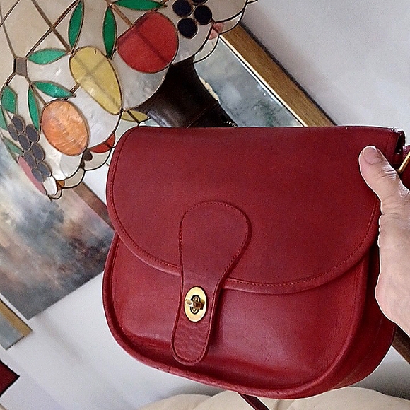 VINTAGE COACH  'NYC' EARLY 80'S SADDLERY BAG - Picture 11 of 17